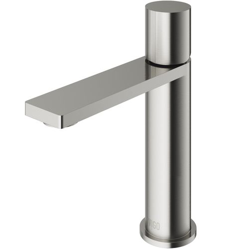 Main product image of Halsey Single Handle Bathroom Faucet (Brushed Nickel), VG01045BN