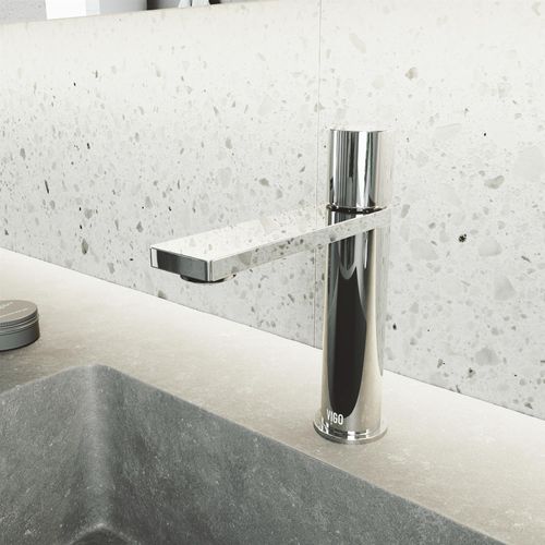 Main product image of Halsey Single Handle Bathroom Faucet (Chrome), VG01045CH