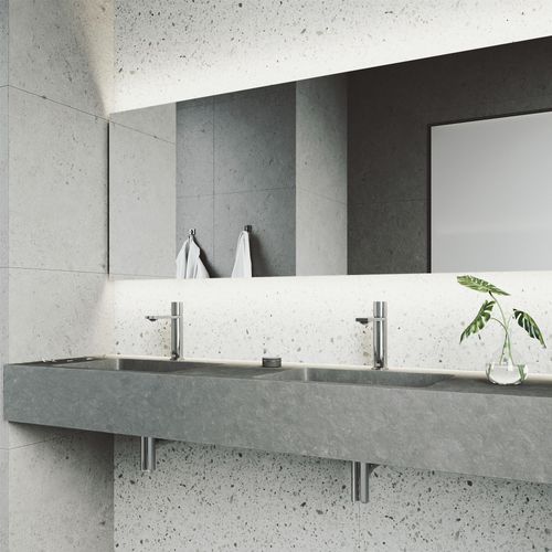 Main product image of Halsey Single Handle Bathroom Faucet (Chrome), VG01045CH