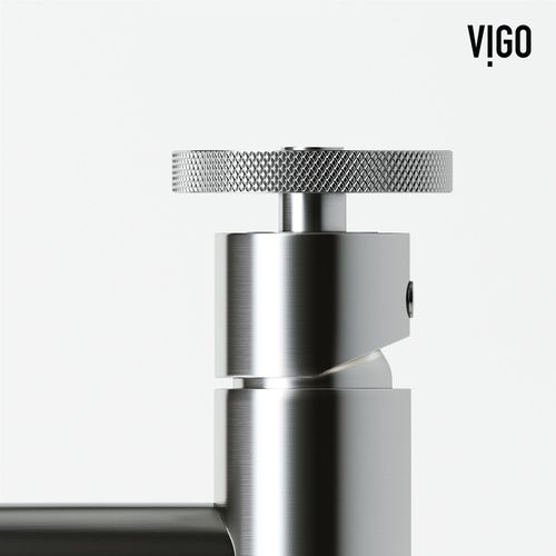 Main product image of Cass Single Handle Bathroom Faucet, Top-Mounted Handle (Brushed Nickel), VG01046BN