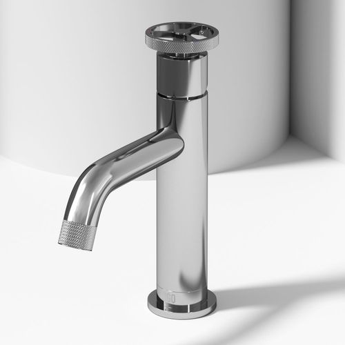 Main product image of Cass Single Handle Bathroom Faucet, Top-Mounted Handle (Chrome), VG01046CH