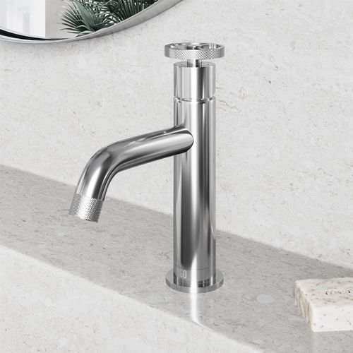 Main product image of Cass Single Handle Bathroom Faucet, Top-Mounted Handle (Chrome), VG01046CH