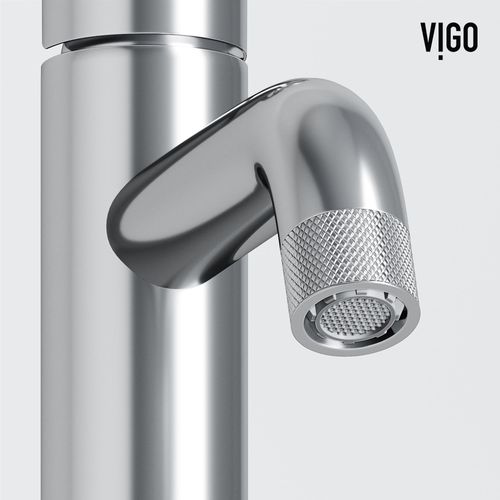 Main product image of Cass Single Handle Bathroom Faucet, Top-Mounted Handle (Chrome), VG01046CH