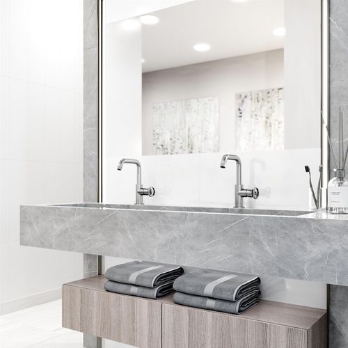 Main product image of Cass Single Handle Bathroom Faucet, Side-Mounted Handle (Brushed Nickel), VG01047BN