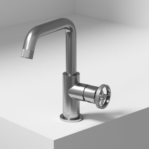 Main product image of Cass Single Handle Bathroom Faucet, Side-Mounted Handle (Brushed Nickel), VG01047BN