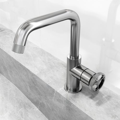 Main product image of Cass Single Handle Bathroom Faucet, Side-Mounted Handle (Brushed Nickel), VG01047BN