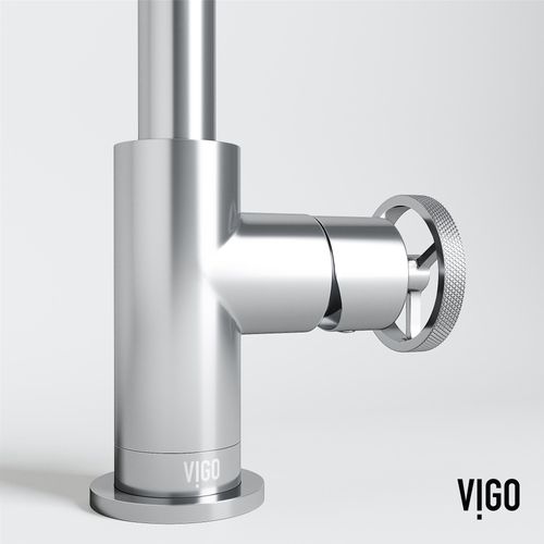 Main product image of Cass Single Handle Bathroom Faucet, Side-Mounted Handle (Chrome), VG01047CH