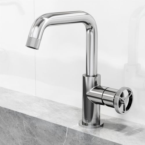 Main product image of Cass Single Handle Bathroom Faucet, Side-Mounted Handle (Chrome), VG01047CH
