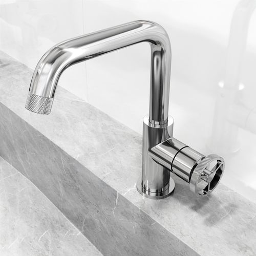 Main product image of Cass Single Handle Bathroom Faucet, Side-Mounted Handle (Chrome), VG01047CH