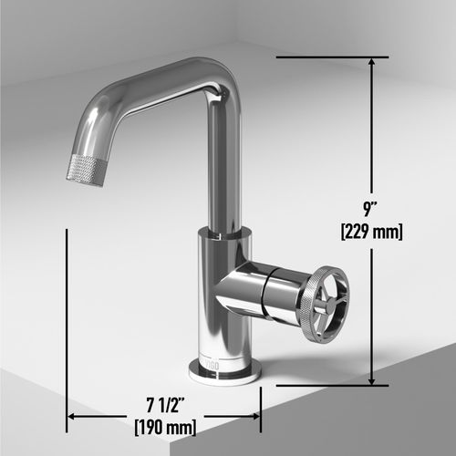 Main product image of Cass Single Handle Bathroom Faucet, Side-Mounted Handle (Chrome), VG01047CH