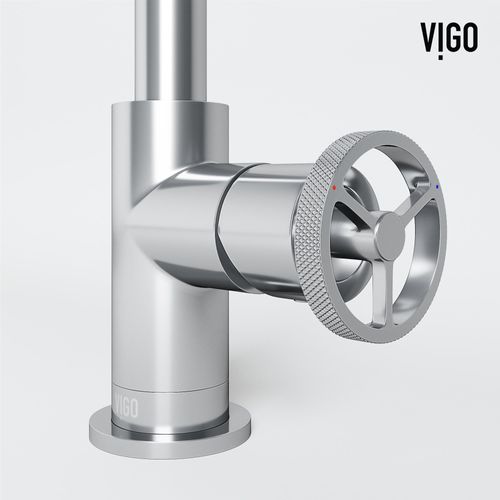 Main product image of Cass Single Handle Bathroom Faucet, Side-Mounted Handle (Chrome), VG01047CH