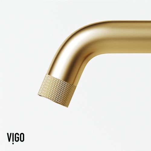Main product image of Cass Single Handle Bathroom Faucet (Matte Brushed Gold), VG01047MG