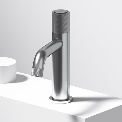 Main product image of Apollo Button Operated Bathroom Faucet (Brushed Nickel), VG01048BN
