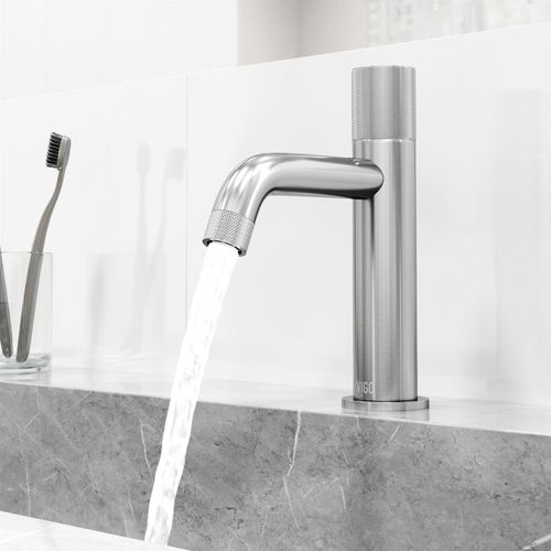 Main product image of Apollo Button Operated Bathroom Faucet (Brushed Nickel), VG01048BN
