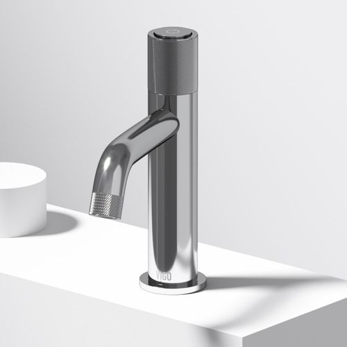 Main product image of Apollo 8" Button Operated Bathroom Faucet (Chrome), VG01048CH
