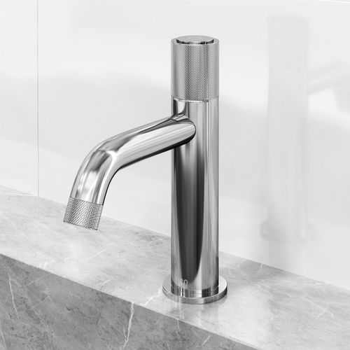 Main product image of Apollo 8" Button Operated Bathroom Faucet (Chrome), VG01048CH