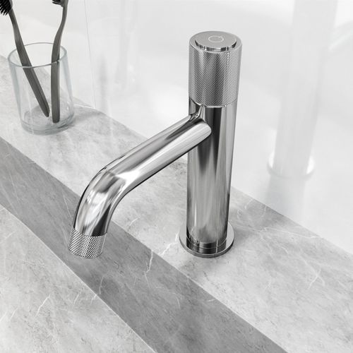 Main product image of Apollo 8" Button Operated Bathroom Faucet (Chrome), VG01048CH