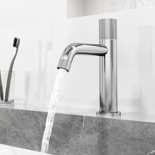 Main product image of Apollo 8" Button Operated Bathroom Faucet (Chrome), VG01048CH