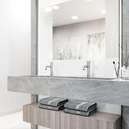 Main product image of Apollo 8" Button Operated Bathroom Faucet (Chrome), VG01048CH