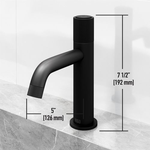 Main product image of Apollo Button Operated Bathroom Faucet (Matte Black), VG01048MB