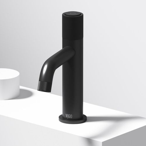 Main product image of Apollo Button Operated Bathroom Faucet (Matte Black), VG01048MB