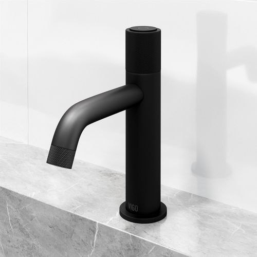 Main product image of Apollo Button Operated Bathroom Faucet (Matte Black), VG01048MB