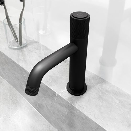 Main product image of Apollo Button Operated Bathroom Faucet (Matte Black), VG01048MB