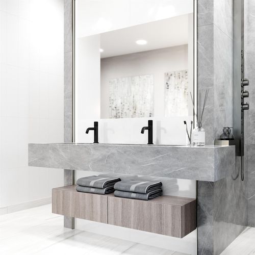 Main product image of Apollo Button Operated Bathroom Faucet (Matte Black), VG01048MB
