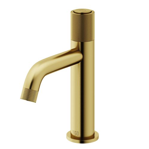 Main product image of Apollo Button Operated Bathroom Faucet (Matte Brushed Gold), VG01048MG