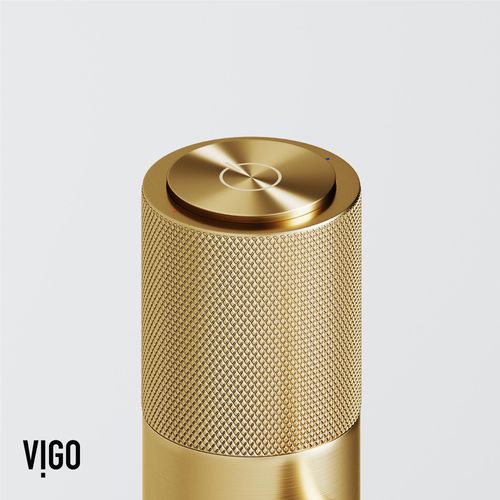 Main product image of Apollo Button Operated Bathroom Faucet (Matte Brushed Gold), VG01048MG