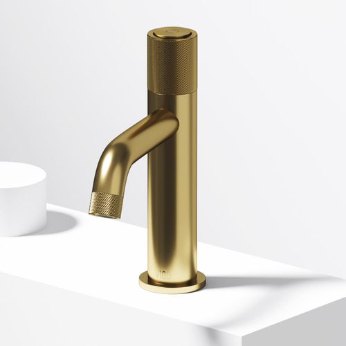Main product image of Apollo Button Operated Bathroom Faucet (Matte Brushed Gold), VG01048MG