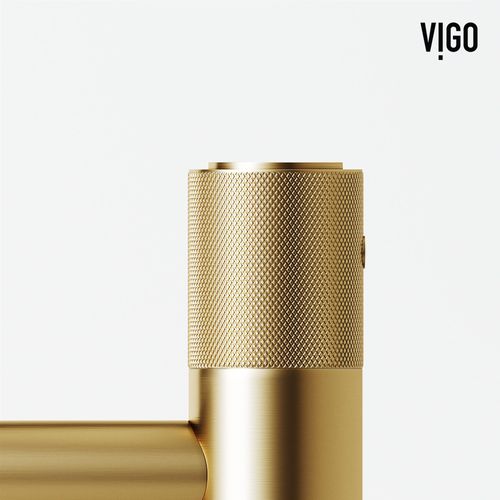 Main product image of Apollo Button Operated Bathroom Faucet (Matte Brushed Gold), VG01048MG