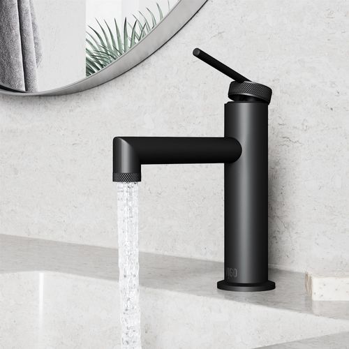 Main product image of Sterling Single Handle Bathroom Faucet (Matte Black), VG01049MB