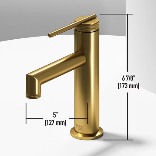 Main product image of Sterling Single Handle Bathroom Faucet (Matte Brushed Gold), VG01049MG