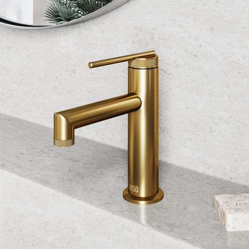 Main product image of Sterling Single Handle Bathroom Faucet (Matte Brushed Gold), VG01049MG