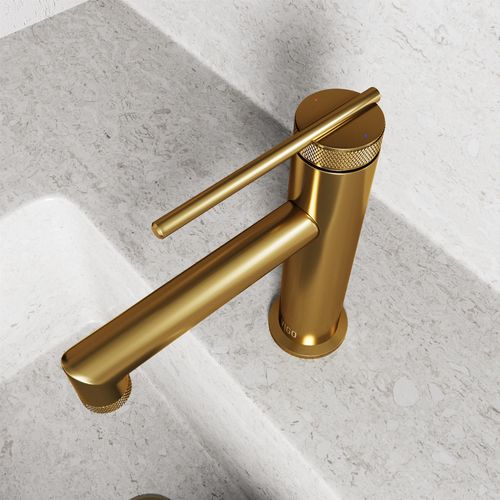 Main product image of Sterling Single Handle Bathroom Faucet (Matte Brushed Gold), VG01049MG