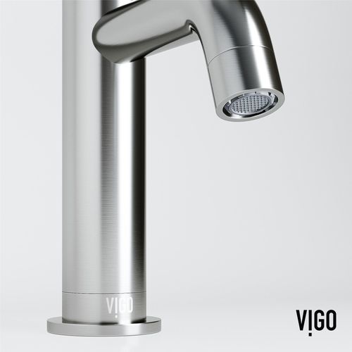 Main product image of Ruxton Single Handle Bathroom Faucet, Top-Mounted Handle (Brushed Nickel), VG01050BN
