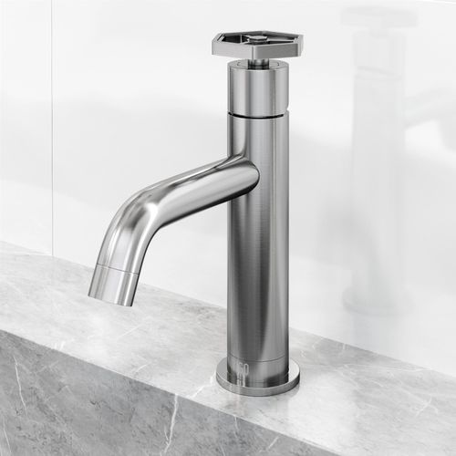Main product image of Ruxton Single Handle Bathroom Faucet, Top-Mounted Handle (Brushed Nickel), VG01050BN