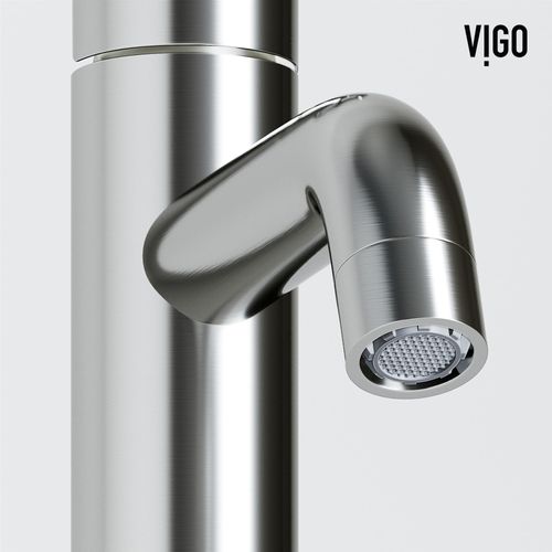Main product image of Ruxton Single Handle Bathroom Faucet, Top-Mounted Handle (Brushed Nickel), VG01050BN