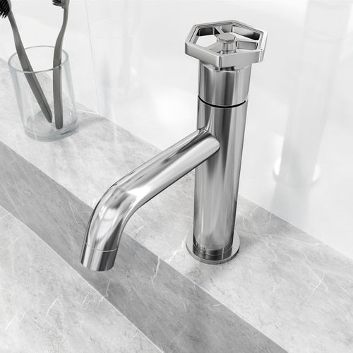 Main product image of Ruxton Single Handle Bathroom Faucet, Top-Mounted Handle (Chrome), VG01050CH