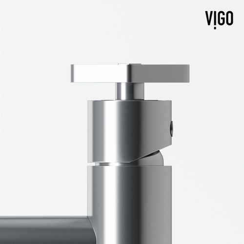 Main product image of Ruxton Single Handle Bathroom Faucet, Top-Mounted Handle (Chrome), VG01050CH