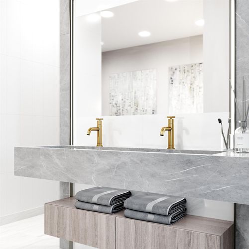 Main product image of Ruxton Single Handle Bathroom Faucet, Top-Mounted Handle (Matte Brushed Gold), VG01050MG