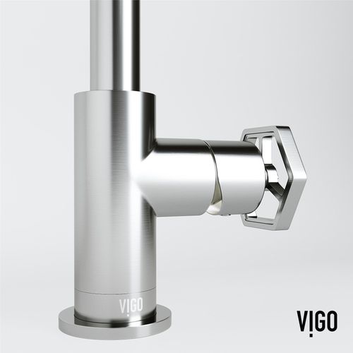Main product image of Ruxton Single Handle Bathroom Faucet, Side-Mounted Handle (Brushed Nickel), VG01051BN