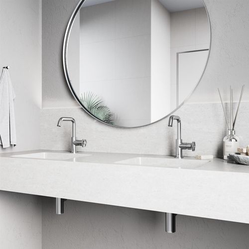 Main product image of Ruxton Single Handle Bathroom Faucet, Side-Mounted Handle (Brushed Nickel), VG01051BN