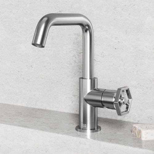 Main product image of Ruxton Single Handle Bathroom Faucet, Side-Mounted Handle (Brushed Nickel), VG01051BN