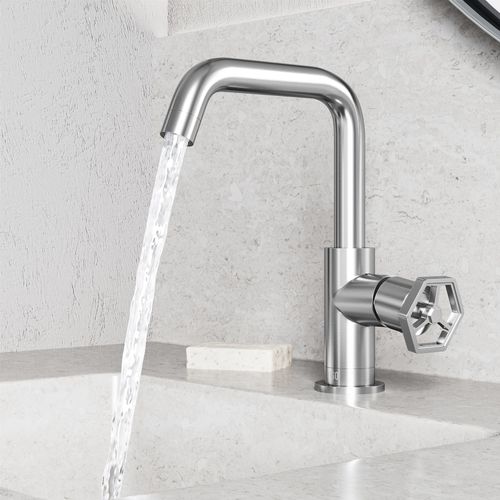 Main product image of Ruxton Single Handle Bathroom Faucet, Side-Mounted Handle (Brushed Nickel), VG01051BN