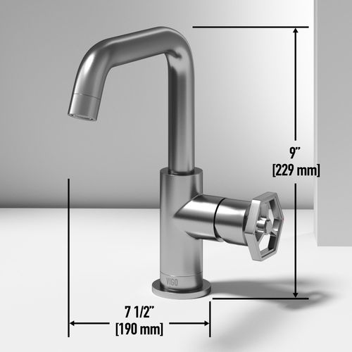 Main product image of Ruxton Single Handle Bathroom Faucet, Side-Mounted Handle (Brushed Nickel), VG01051BN