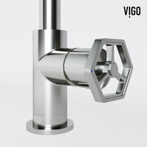 Main product image of Ruxton Single Handle Bathroom Faucet, Side-Mounted Handle (Brushed Nickel), VG01051BN