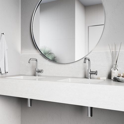 Main product image of Ruxton Single Handle Bathroom Faucet, Side-Mounted Handle (Chrome), VG01051CH