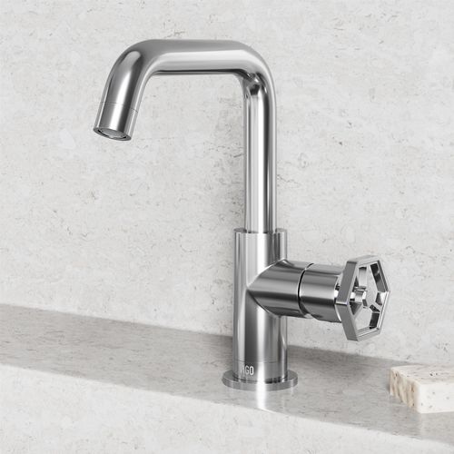 Main product image of Ruxton Single Handle Bathroom Faucet, Side-Mounted Handle (Chrome), VG01051CH